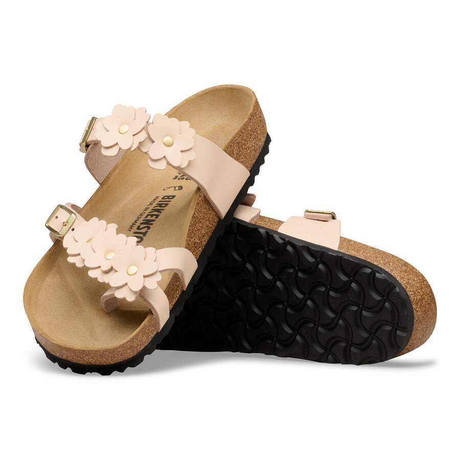 Mayari Flower Embellishment Natural Leather - Light Rose