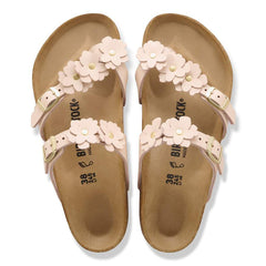Mayari Flower Embellishment Natural Leather - Light Rose