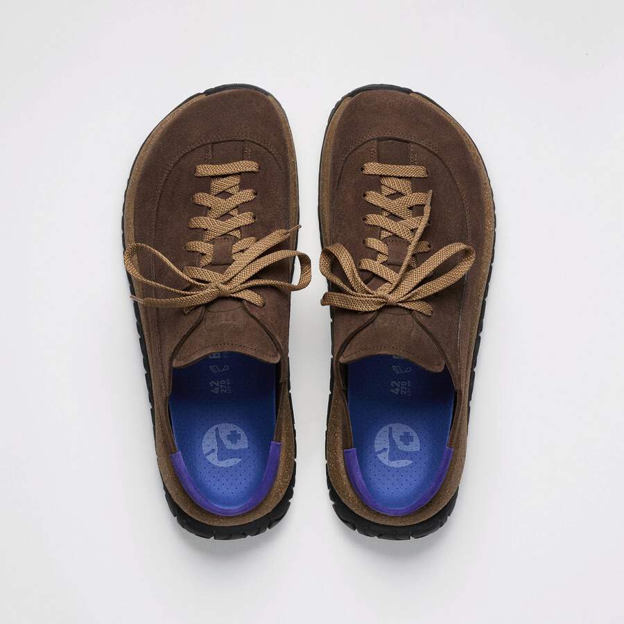 1774 Uerzell Suede Suede Leather - Marone