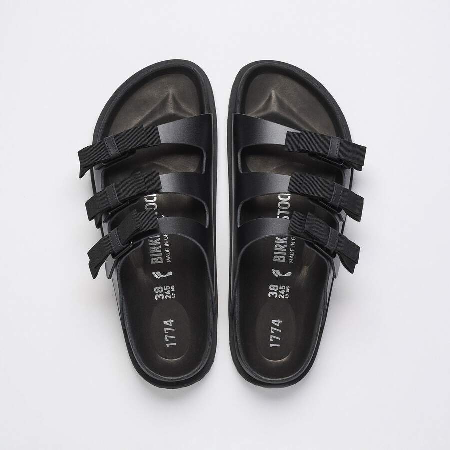 1774 Florida Smooth Leather Natural Leather - Black