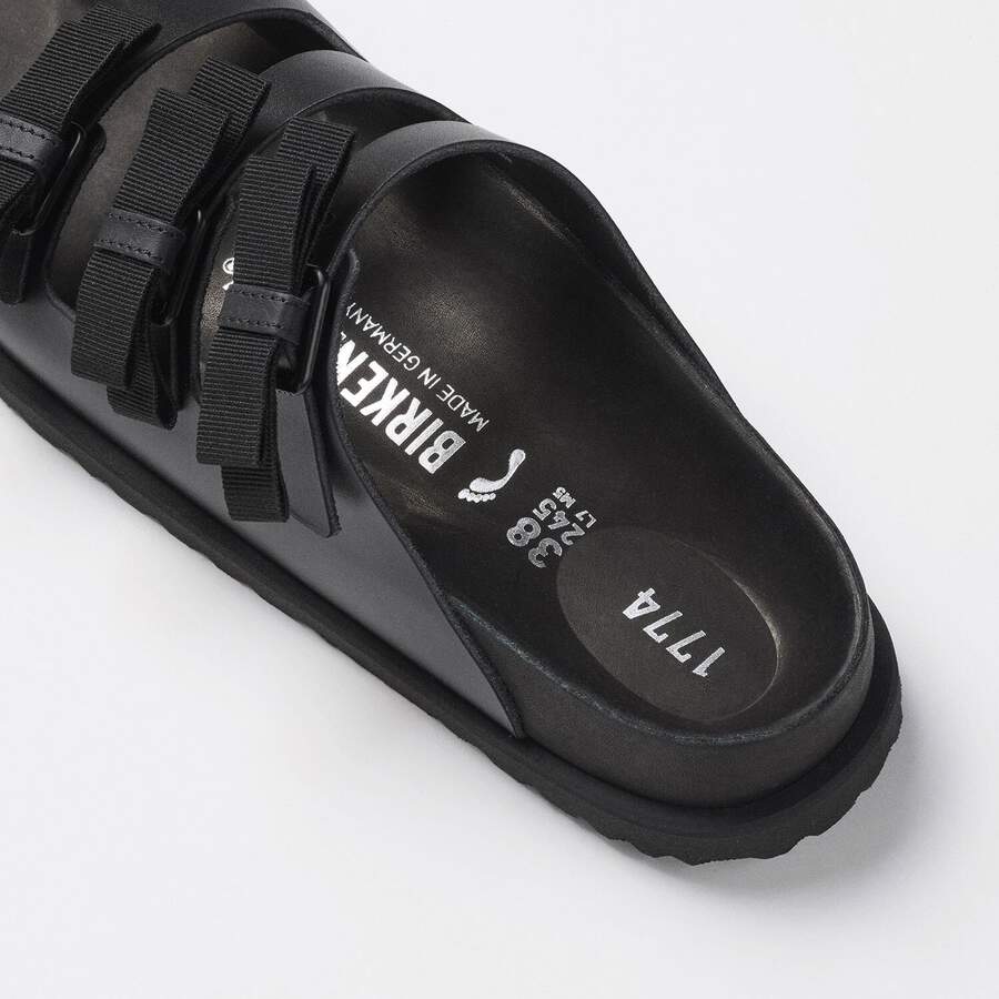 1774 Florida Smooth Leather Natural Leather - Black