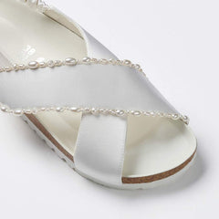 Danielle Frankel Tulum Pearls Textile - Pearl White