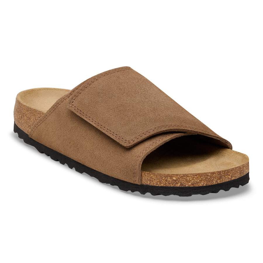 Solana Suede Leather - Dark Tea