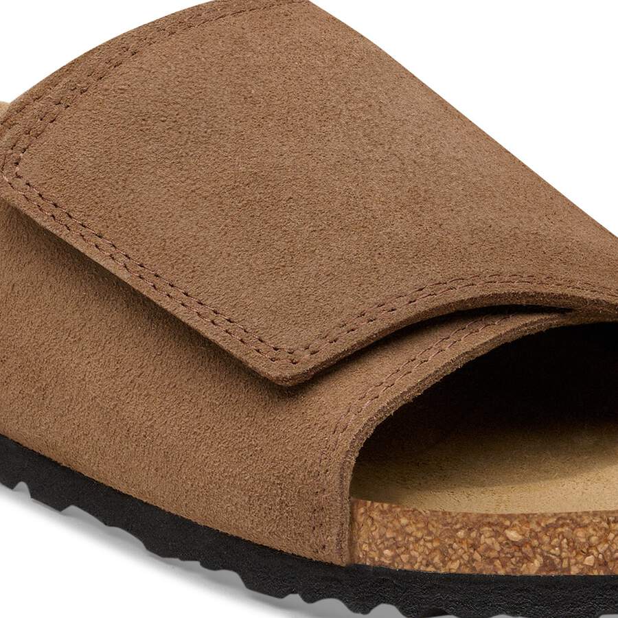 Solana Suede Leather - Dark Tea