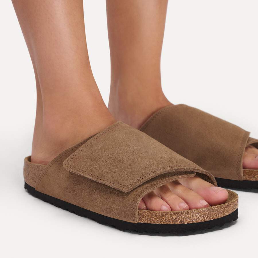 Solana Suede Leather - Dark Tea