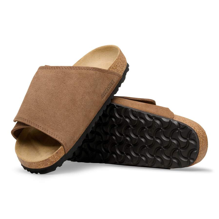 Solana Suede Leather - Dark Tea