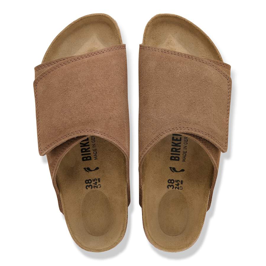Solana Suede Leather - Dark Tea