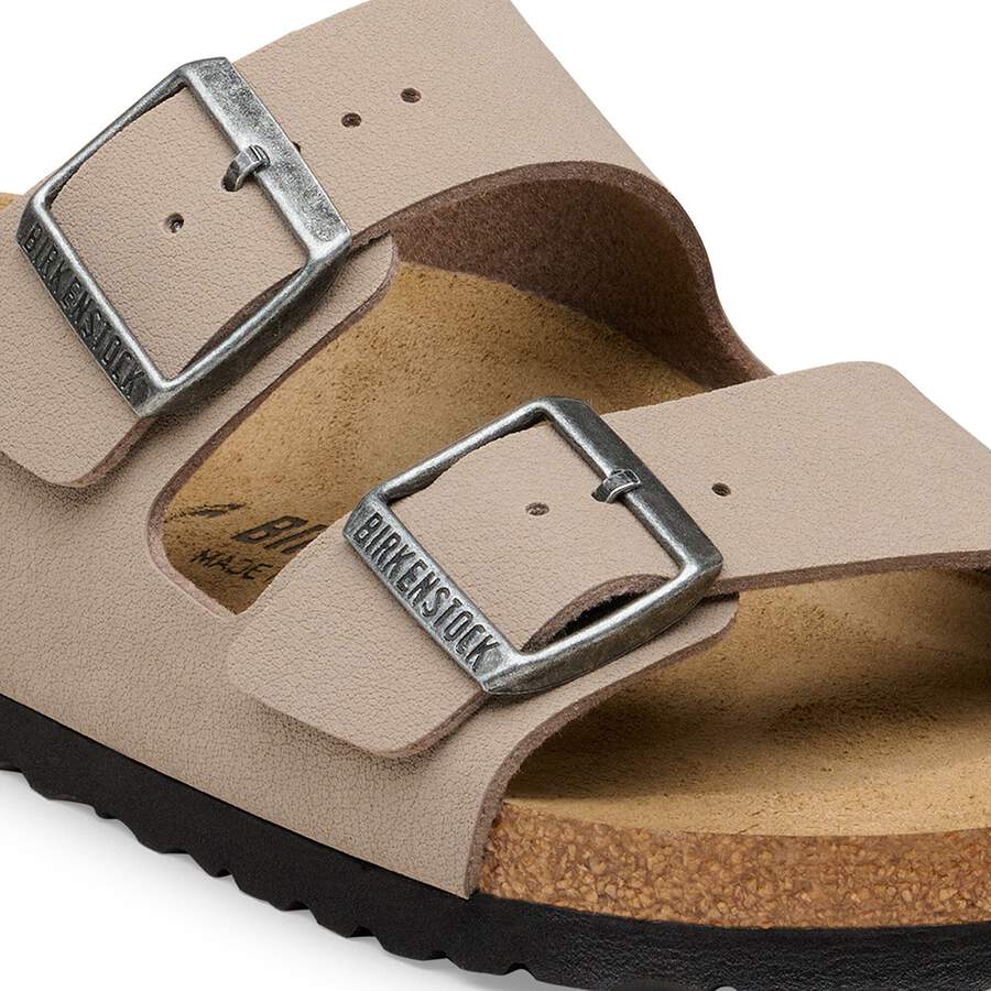 Arizona Birko-Flor Nubuck - Gray Taupe