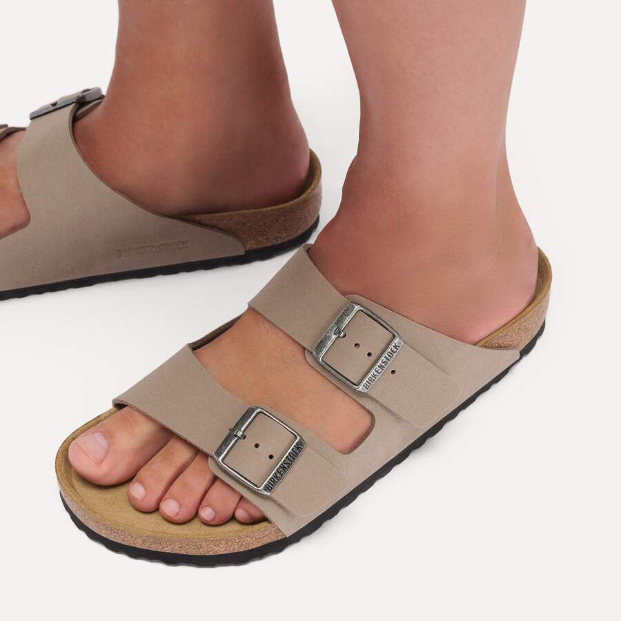 Arizona Birko-Flor Nubuck - Gray Taupe
