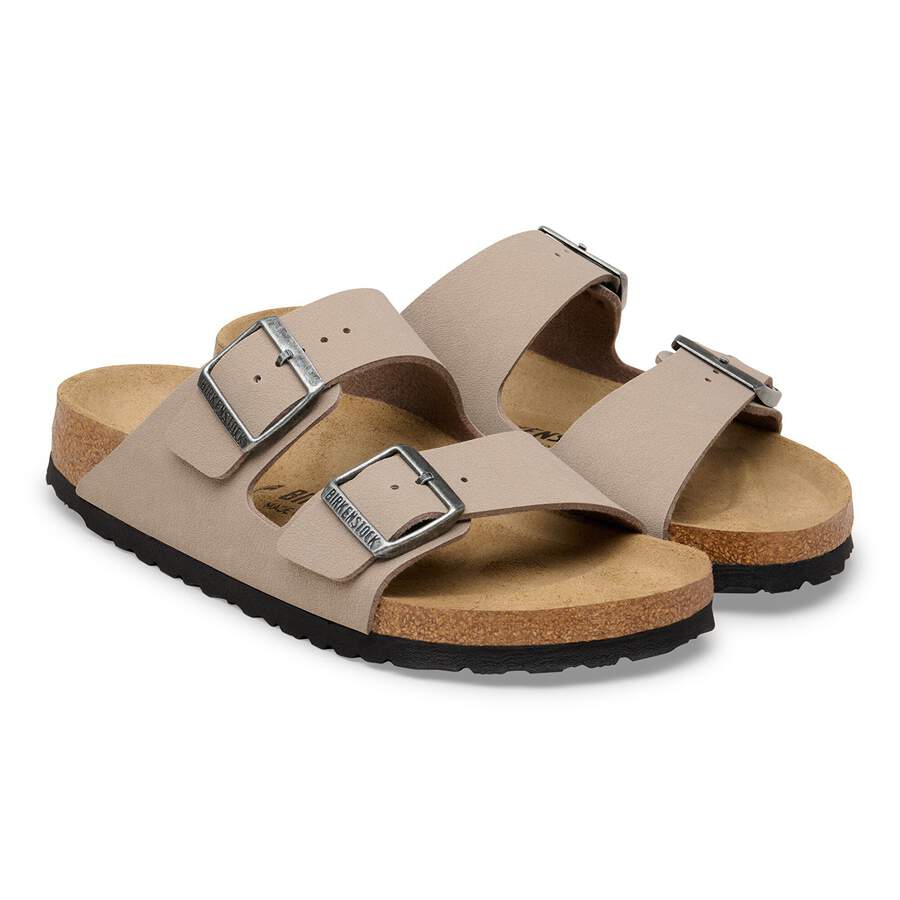 Arizona Birko-Flor Nubuck - Gray Taupe
