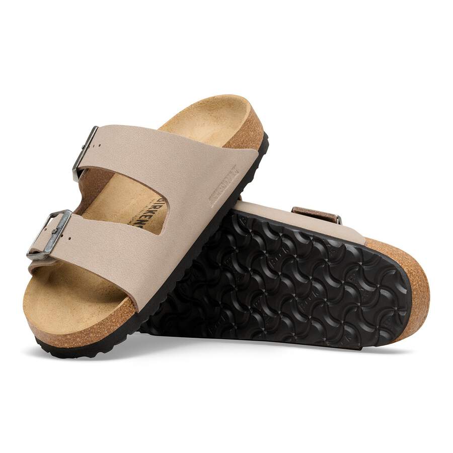 Arizona Birko-Flor Nubuck - Gray Taupe