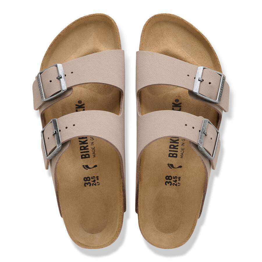 Arizona Birko-Flor Nubuck - Gray Taupe