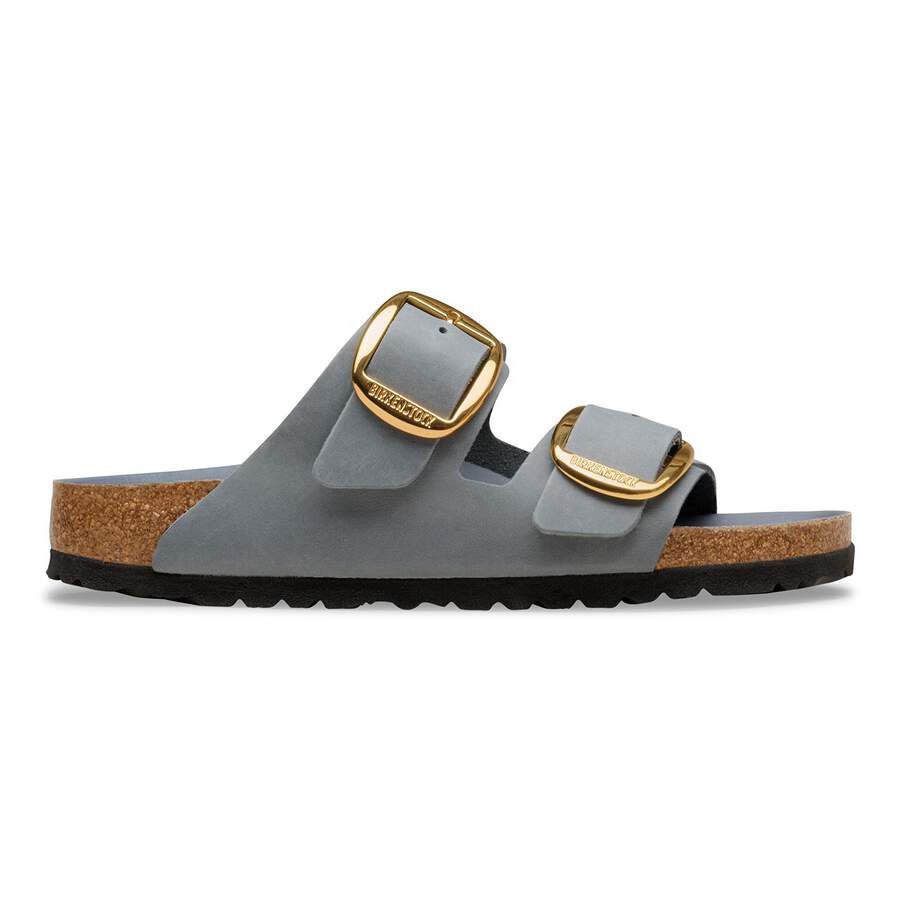 Arizona Big Buckle Natural Leather Oiled - Basalt Gray
