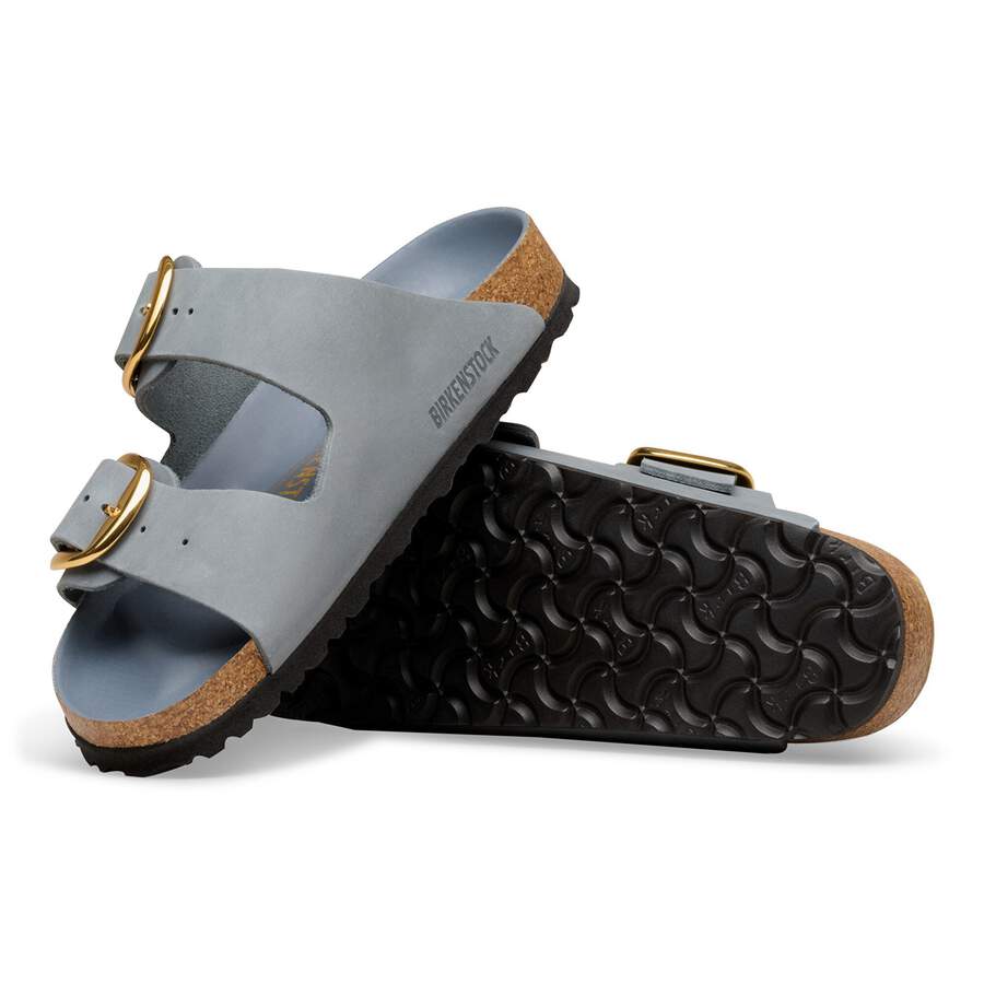 Arizona Big Buckle Natural Leather Oiled - Basalt Gray