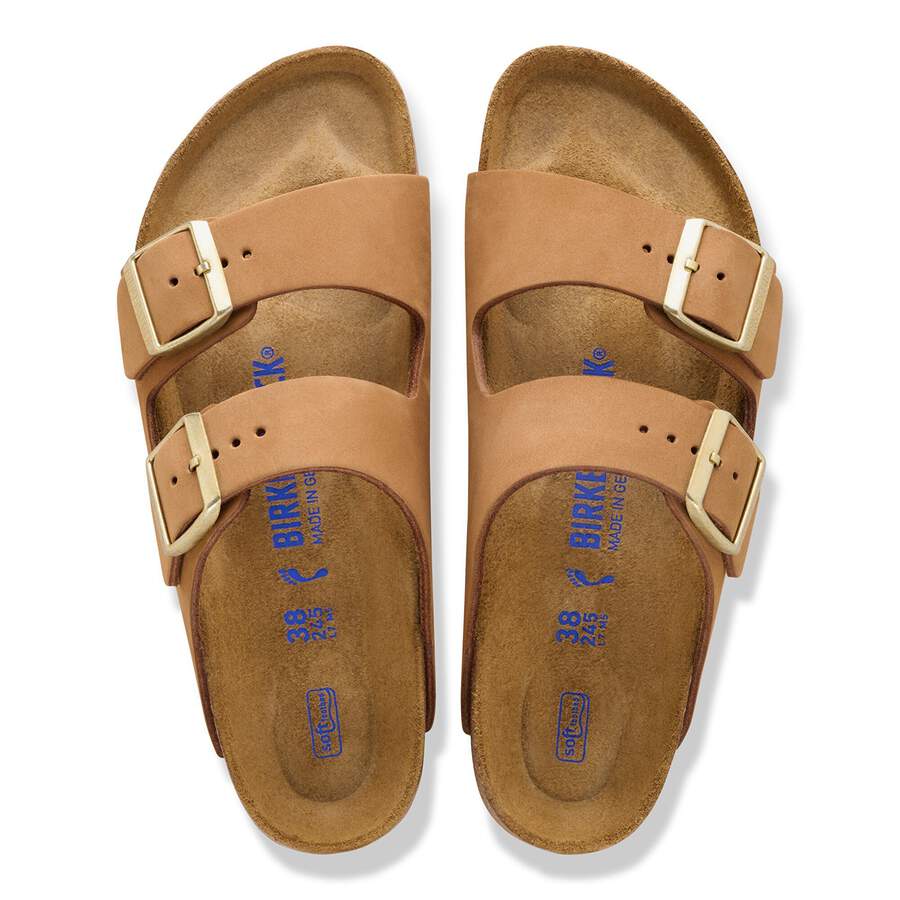 Arizona Soft Footbed Nubuck Leather - Mink