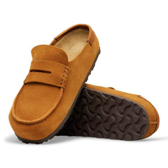 Naples Wrapped Suede Leather Nubuck - Mink