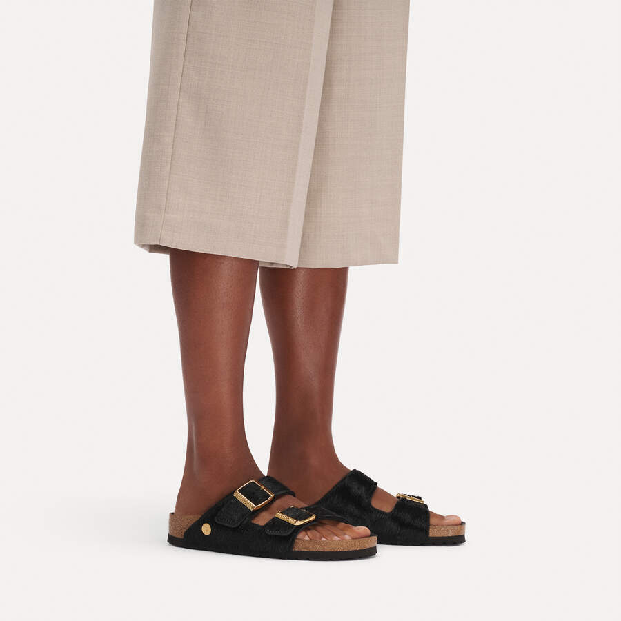 Arizona Hairy Natural Leather - Black