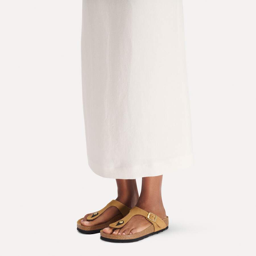 Gizeh Soft Footbed Nubuck Leather - Mink