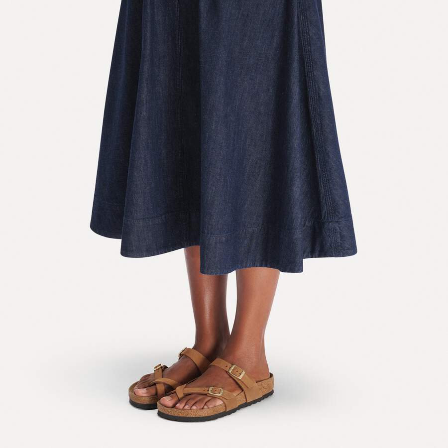 Mayari Soft Footbed Nubuck Leather - Mink
