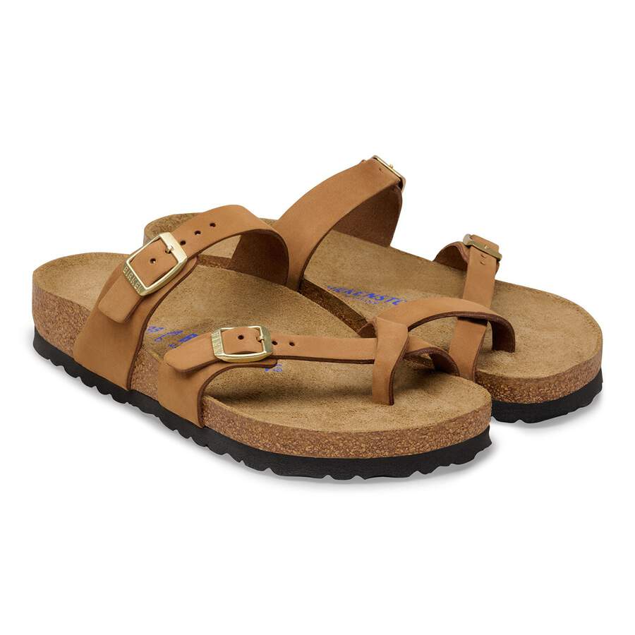 Mayari Soft Footbed Nubuck Leather - Mink