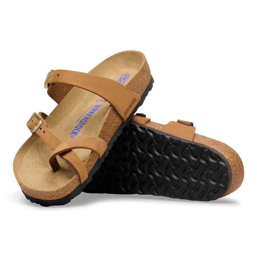 Mayari Soft Footbed Nubuck Leather - Mink