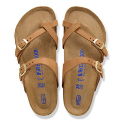 Mayari Soft Footbed Nubuck Leather - Mink