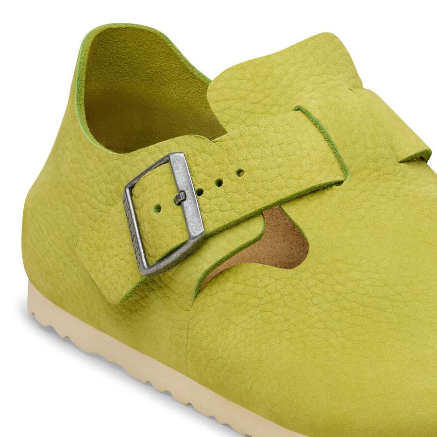 London Nubuck Leather - Archive Mid Green
