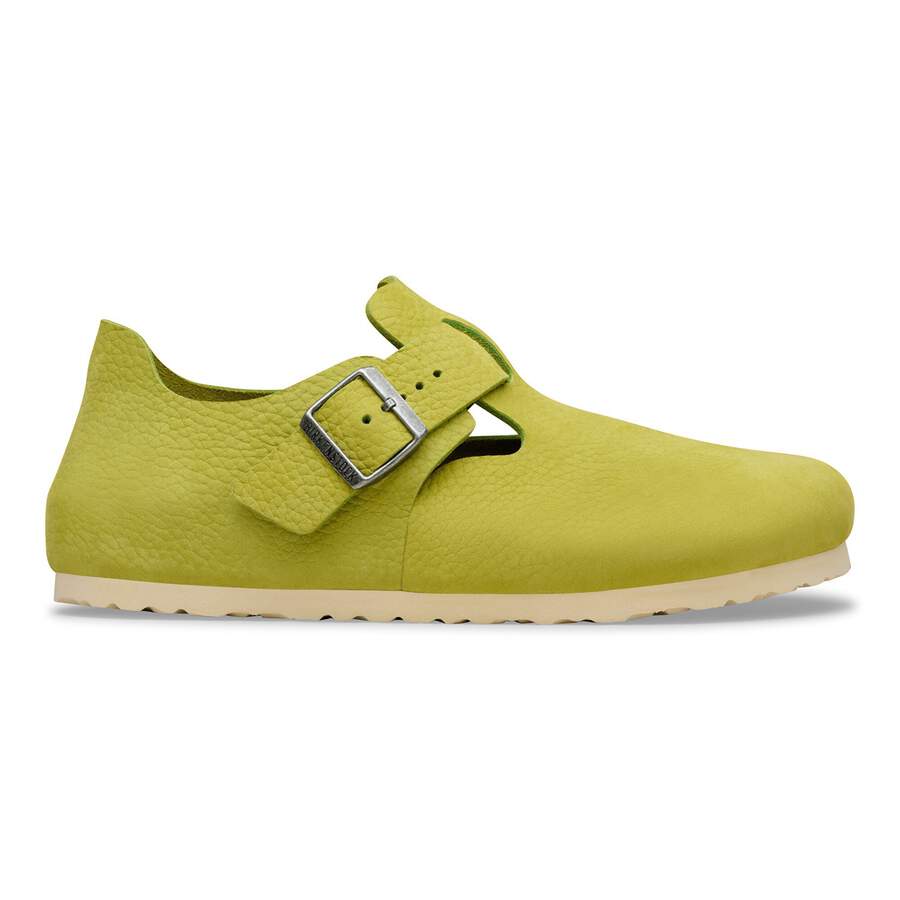 London Nubuck Leather - Archive Mid Green