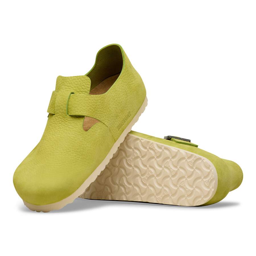 London Nubuck Leather - Archive Mid Green