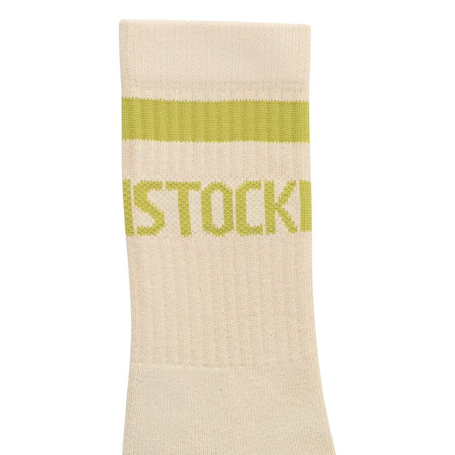 Cotton Tennis Socks Cotton/Polyamid/Elastane - Oatmeal/Archive Denim Blue