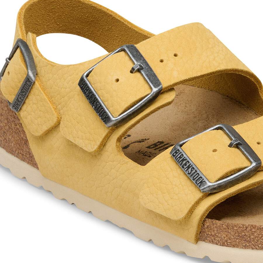Milano Nubuck Leather - Archive Yellow