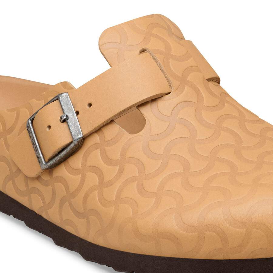 Boston Natural Leather Embossed - Nature