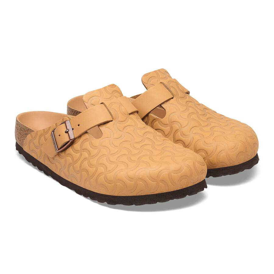 Boston Natural Leather Embossed - Nature