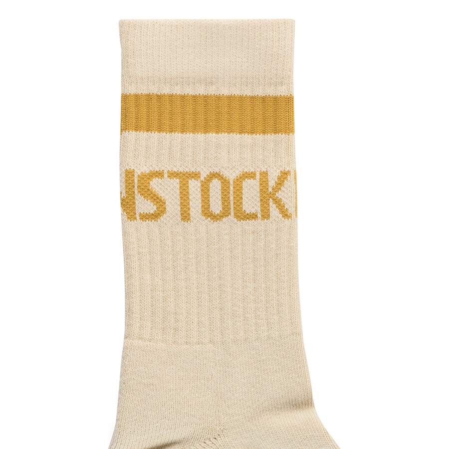 Cotton Tennis Socks Cotton/Polyamid/Elastane - Oatmeal/Archive Denim Blue