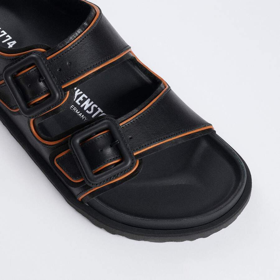 1774 Milano Leather Natural Leather - Black