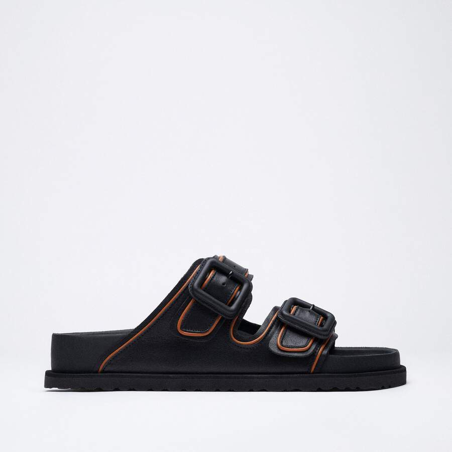 1774 Arizona Leather Natural Leather - Black