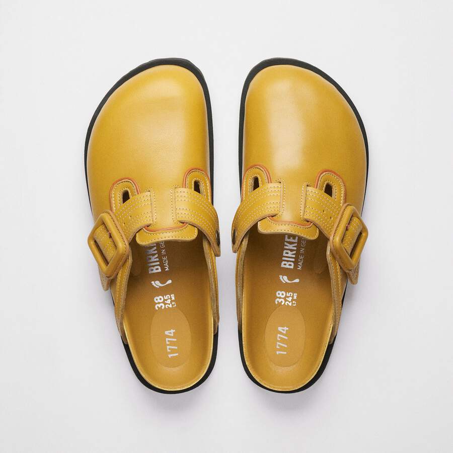 1774 Boston Leather Natural Leather - Mustard Brown