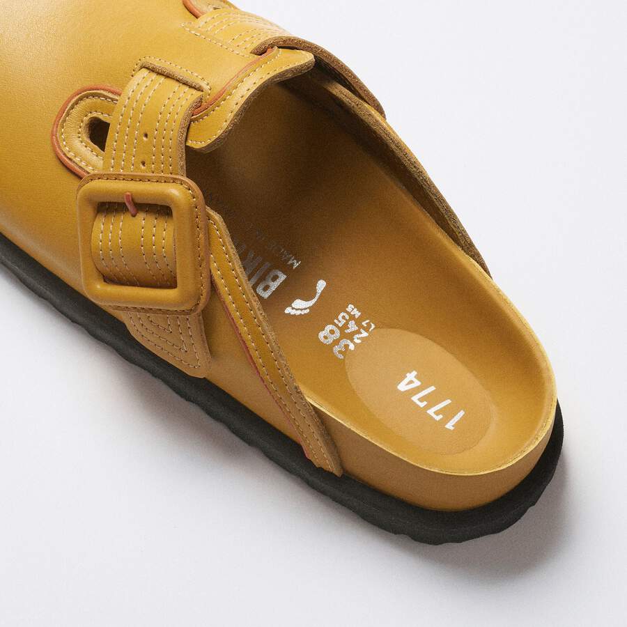 1774 Boston Leather Natural Leather - Mustard Brown