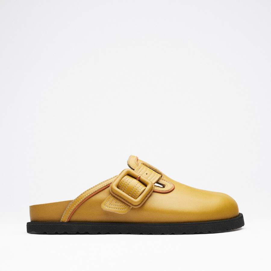 1774 Boston Leather Natural Leather - Mustard Brown