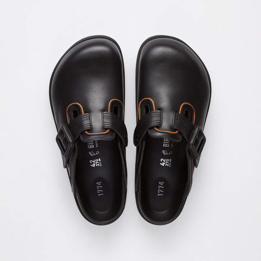 1774 Boston Leather Natural Leather - Black