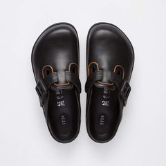 1774 Boston Leather Natural Leather - Black