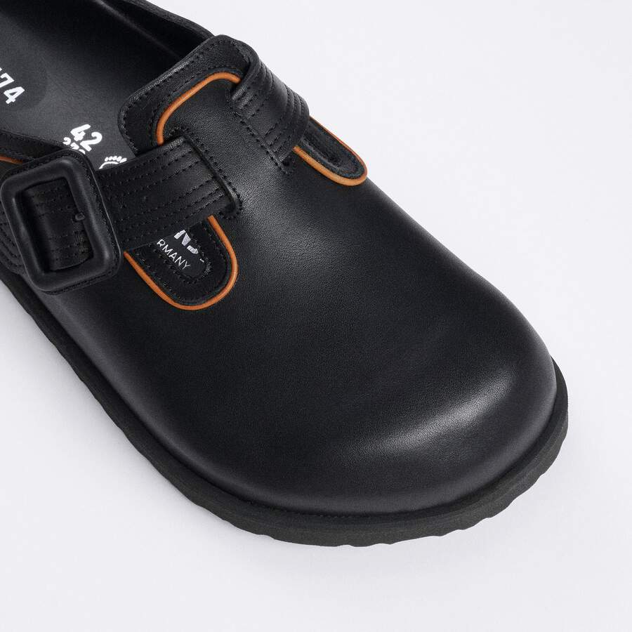 1774 Boston Leather Natural Leather - Black