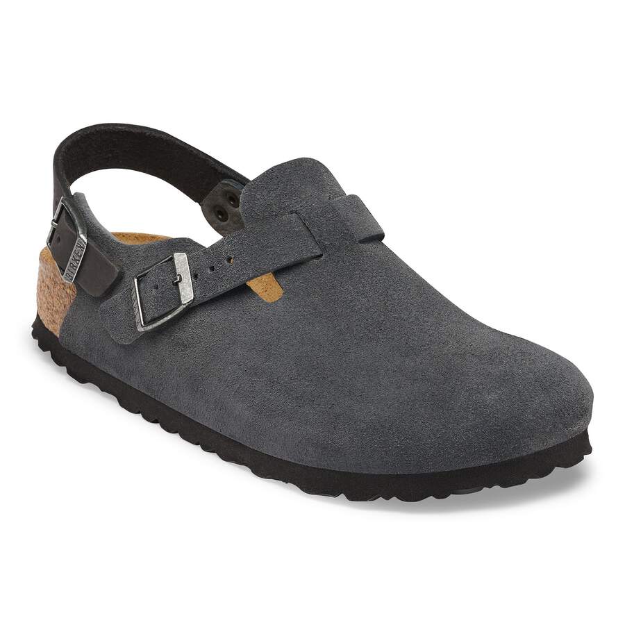 Tokio Suede Leather - Charcoal