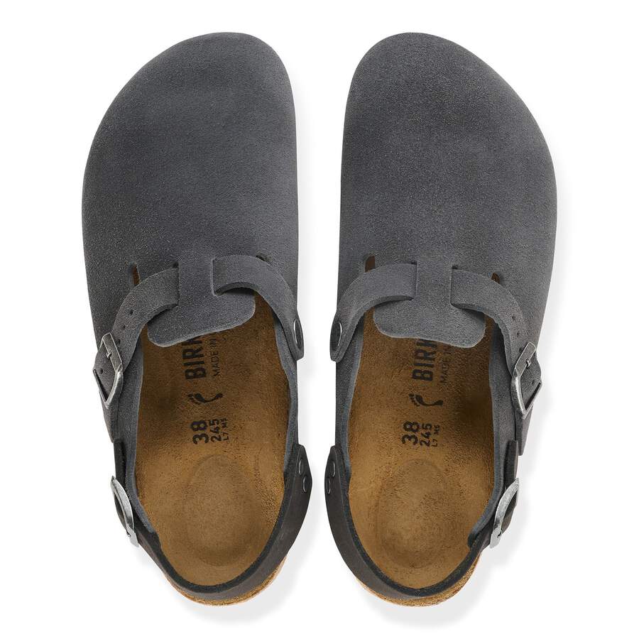 Tokio Suede Leather - Charcoal