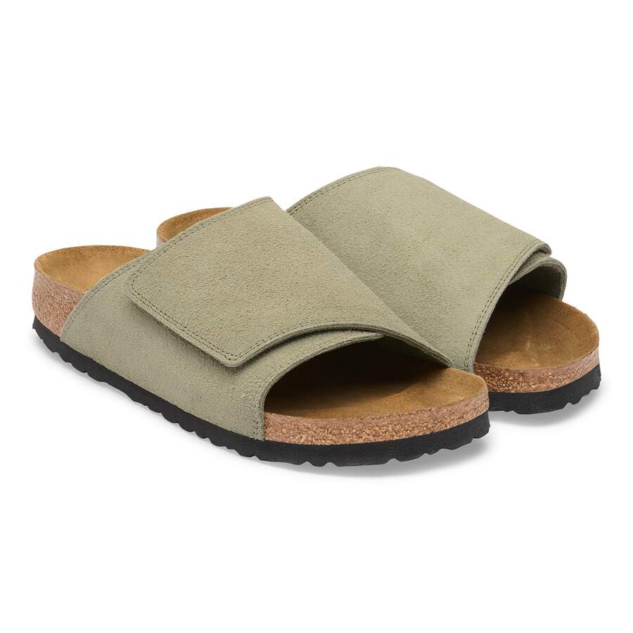 Solana Suede Leather - Faded Khaki