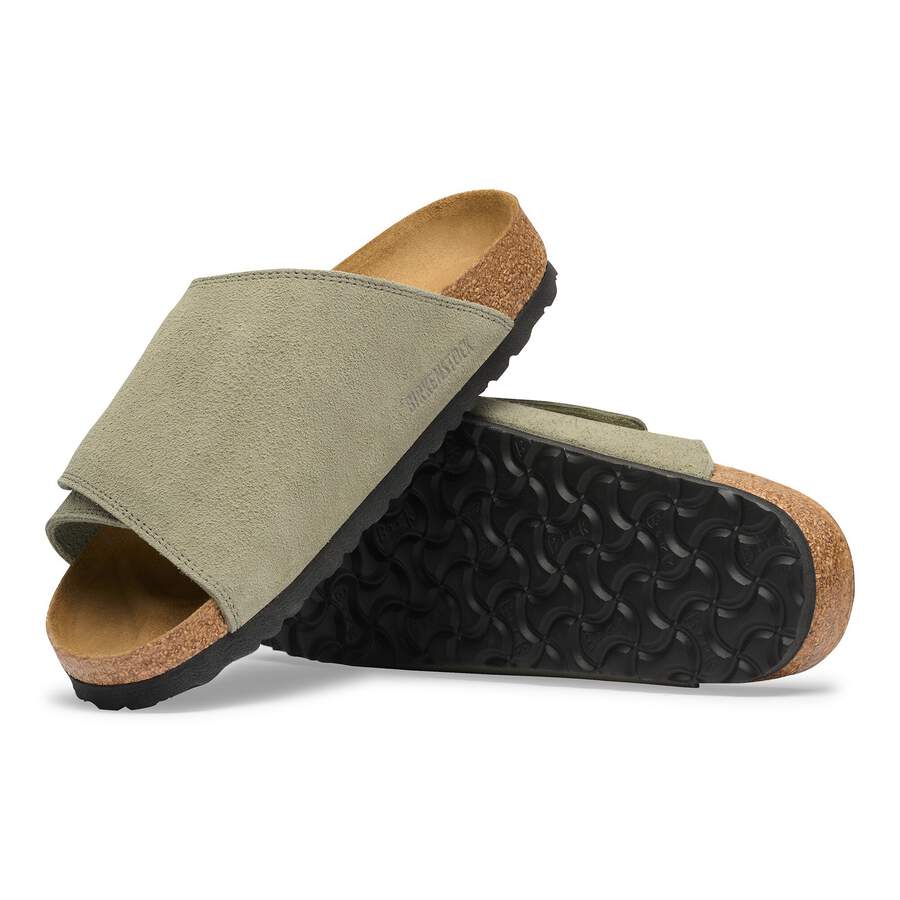 Solana Suede Leather - Faded Khaki