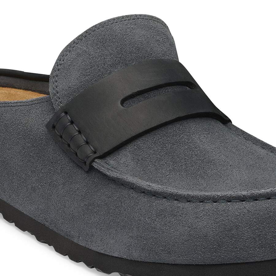 Naples Wrapped Mixed Leather - Charcoal
