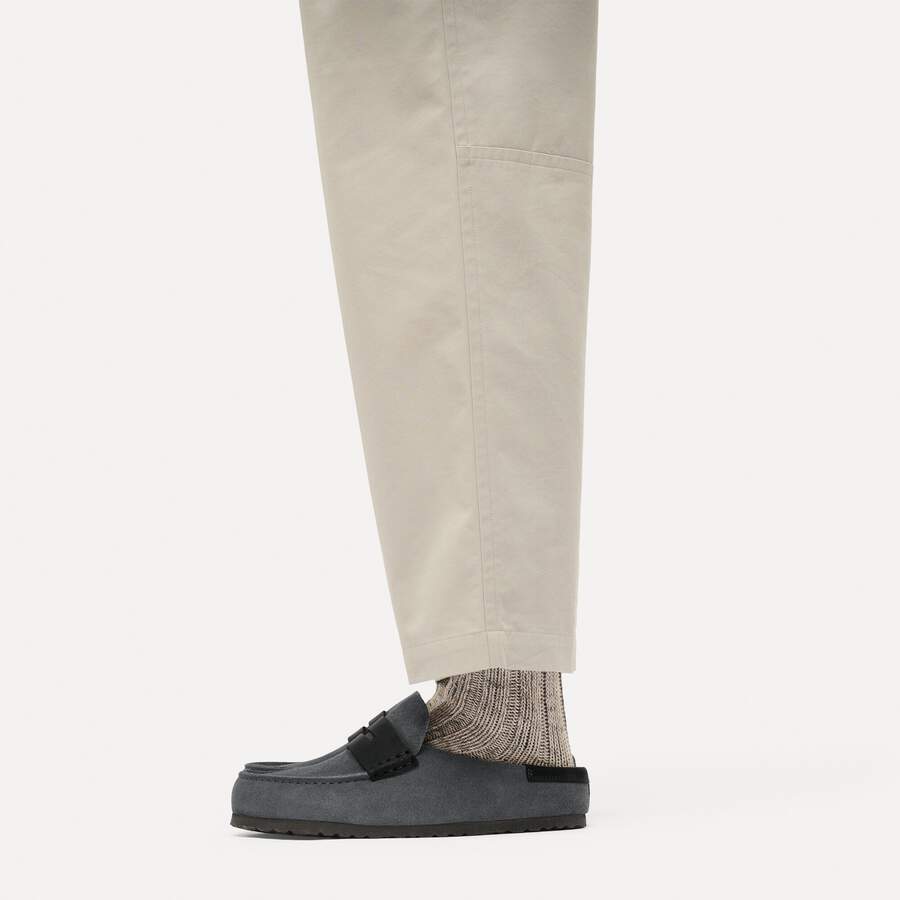 Naples Wrapped Mixed Leather - Charcoal