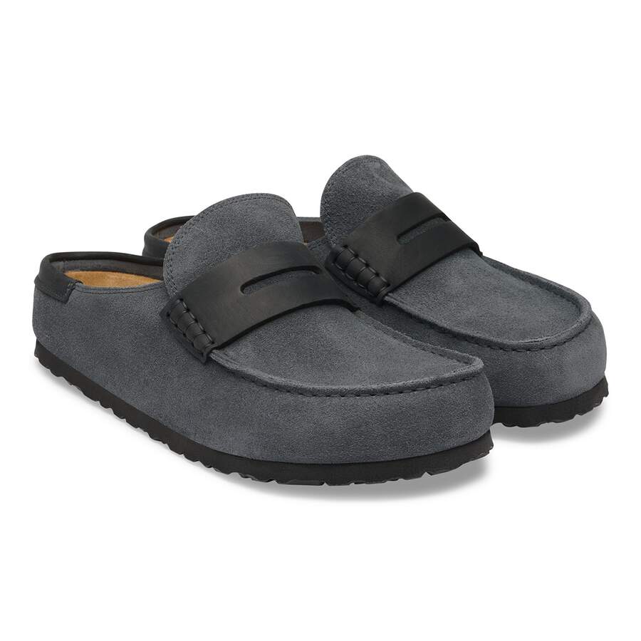 Naples Wrapped Mixed Leather - Charcoal