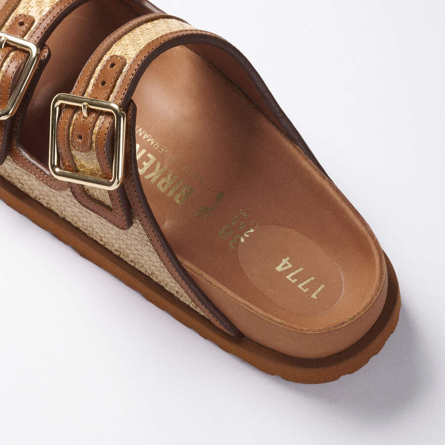 1774 Arizona Raffia Mischmaterial - Ginger Brown Raffia